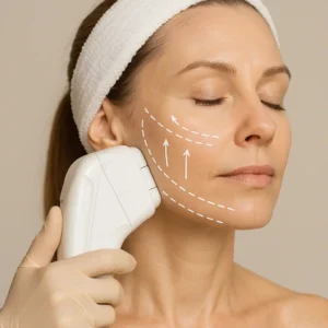 Woman having HI-FU to reduce wrinkles call LA LIPO Wembley Now!